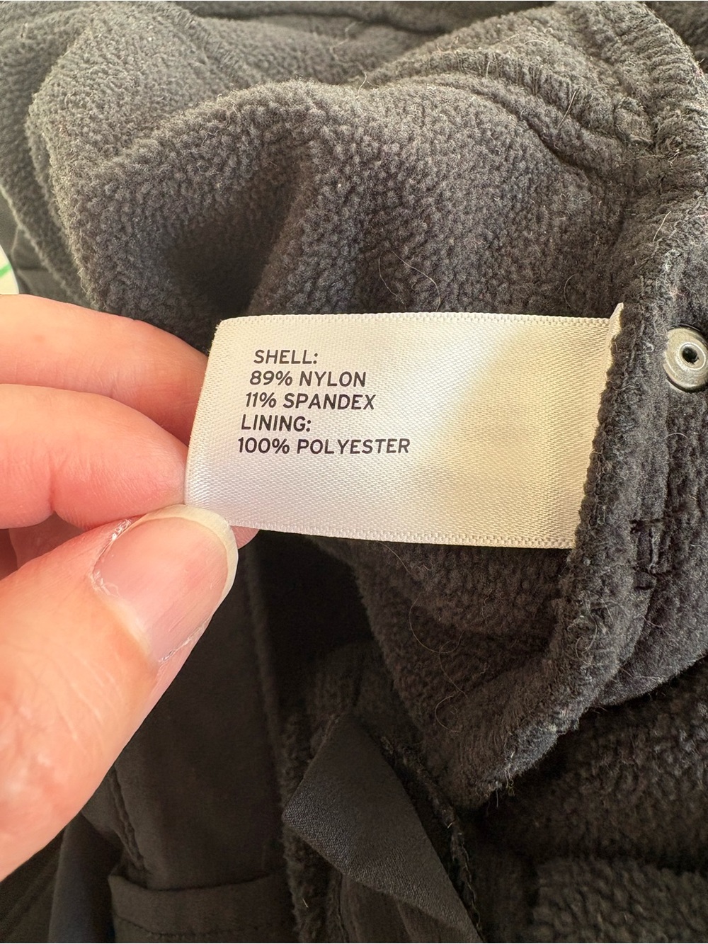 Duluth Trading Co Black Straight-Leg Fleece Performance Pants Medium EUC Granola - Picture 7 of 13